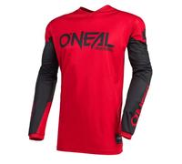O'NEAL | Maglia Motocross | Enduro MX | Materiale Traspirante, Protezione Gomiti Imbottita, vestibilità per la Massima libertà di Movimento | Element Jersey Threat | Adulto | Rosso Nero | Taglia S