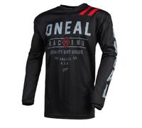 Oneal Element Dirt Maglia Motocross, nero-grigio, taglia L