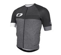 O'Neal | Maglia Mountainbike | MTB MX DH Downhill FR Freeride | Maglia Completamente Nuova con Materiali migliorati, Leggeri e Resistenti | Aerial Jersey Split | Adulto | Nero Grigio | Taglia L