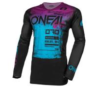 ONeal Mayhem Scarz, maglia S male Nero/Blu/Lilla