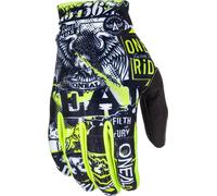 Oneal Matrix Attack 2 Guanti Motocross, nero/giallo, Taglia S