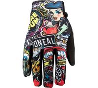 ONeal Matrix Crank S20, guanti bambini S male Nero/Bianco/Rosso