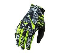O'Neal Matrix - Guanto Matrix Attack, Nero/Giallo Neon, XL/10 Unisex Adulto