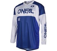 Oneal Matrix Ridewear Maglia da motocross, grigio-blu, taglia XL per maschi