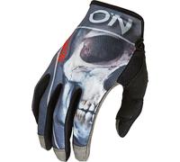 Oneal Mayhem Bones Off-road Gloves Rosso,Nero M / Short Uomo,Donna