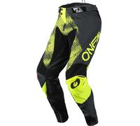 Oneal Mayhem Covert Pantaloni Motocross, grigio/giallo, Taglia 28