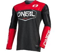 Oneal Mayhem Hexx Maglia Motocross, nero/rosso, Taglia S