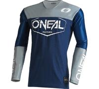 Oneal Mayhem Hexx V.22 Maglia motocross, grigio-blu, taglia XL