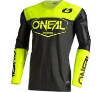 Oneal Mayhem Hexx V.22 Maglia motocross, nero/giallo, Taglia L