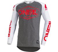 Oneal Mayhem Lite Hexx 2019 Maglia Motocross, bianco, taglia M per maschi