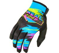 ONeal Mayhem Reseda S26, guanti XXL male Nero/Azzurro/Giallo Fluo/Fucsia