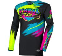 ONeal Mayhem Reseda S26, maglia XL male Nero/Giallo Fluo/Azzurro/Fucsia