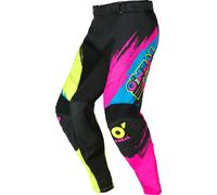ONeal Mayhem Reseda S26, pantaloni in tessuto 36 male Nero/Giallo Fluo/Fucsia/Azzurro