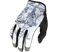 Oneal Mayhem Sailor V.22 Guanti da motocross, grigio-bianco, taglia L per maschi