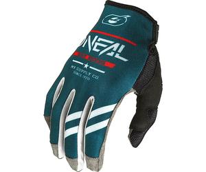 Oneal Mayhem Squadron V.22 Guanti da motocross, grigio-blu, taglia S per maschi