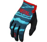 Oneal Mayhem Wild Guanti da motocross, rosso-blu, taglia L per maschi