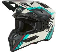 Casco Cross O'Neal EX-SRS QUIN Grigio/Verde AcquaS Grigio,Verde Acqua