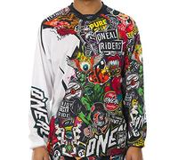 ONeal Mayhem Crank, maglia XXL male Nero/Bianco/Rosso/Blu/Giallo