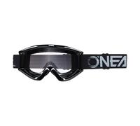 O'NEAL Occhiali da motocross Occhiali da ciclismo Uomo Donna B-Zero Goggle I MX MTB DH FR I Occhiali da moto Protezione UV 100% I Lenti resistenti agli urti e ai graffi I Taglia unica (Nero)