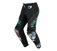 Oneal Element Rancid nero/multicolore Pantaloni Motocross Bambino, nero-multicolore, taglia 26 per bambini