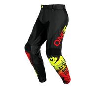 Oneal Mayhem Scarz Pantaloni da motocross, nero-rosso-giallo, taglia 40