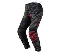 O'NEAL | Pantaloni da Motocross | MX Mountain Bike | Fit per la Massima Gamma di Movimento, Design Leggero, Traspirante e Durevole | Pantaloni Element Ride | Adulto | Nero Verde | Taglia 30/46