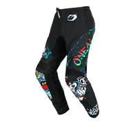Oneal Element Rancid nero/multicolore Pantaloni Motocross, nero-multicolore, taglia 34