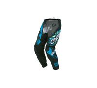 O'NEAL | Pantaloni Motocross | MX | Libertà di movimento, completamente foderati, imbottitura in gomma protettiva per una maggiore protezione | Pantaloni Element Villain | Bambini | Grigio | Taglia 40