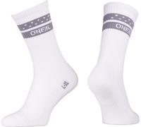 Oneal Performance Calze MTB, grigio-bianco, taglia 39 40 41 42 per maschi