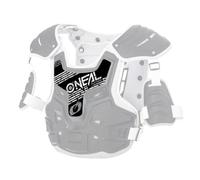 O'NEAL | Pezzo di Ricambio della Protezione | Motocross Enduro | Adesivo di Ricambio Durevole per PXR Stone Shield | Adesivo di Ricambio PXR Stone Shield | Nero Grigio | Taglia Unica