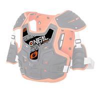 O'NEAL | Pezzo di Ricambio della Protezione | Motocross Enduro | Adesivo di Ricambio Durevole per PXR Stone Shield | Adesivo di Ricambio PXR Stone Shield | Nero Arancione | Taglia Unica