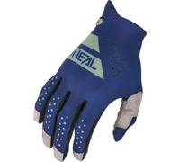 Oneal PIN IT Slip On Guanti da motocross, verde-blu, taglia M per maschi