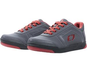 Oneal Pinned Flat Pedal V.22 scarpe, grigio/rosso, Taglia 41