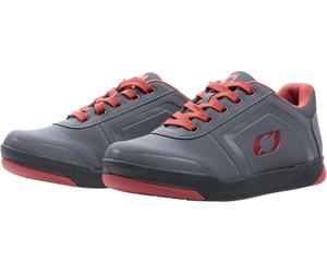 Oneal Pinned Flat Pedal V.22 scarpe, grigio-rosso, taglia 43 per maschi