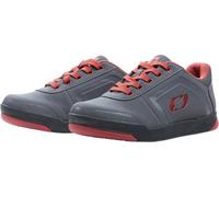 O'NEAL | Scarpe da Mountain Bike | MTB MX | Vegan | Equilibrio tra Grip e riposizionamento del Piede | Scarpa V.22 con Pedale Piatto a Spillo | Adulto | Grigio Rosso | 47