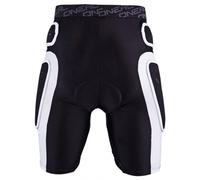 O'NEAL | Protezioni-Pantaloni | Motocross Enduro Moto | Schiuma Eva ad Alta densità Durevole, Cuscinetti di Ventilazione integrati, Elastico in Vita | PRO Short | Adulto | Nero Bianco | Taglia XL