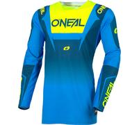 Oneal PRODIGY FIVE FIVE Maglia da motocross, blu-giallo, taglia S per maschi