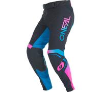 Oneal Prodigy Five Six V.27 Pantaloni da motocross, nero/rosa, Taglia 40