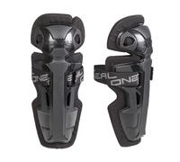 O'NEAL | Protezione del gomito | Bambini | Motocross | Parastinchi confortevole, gusci di plastica durevole | Pro II RL Carbon Look Knee Cups Youth | Nero | Taglia unica