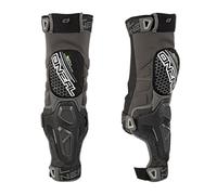 O'NEAL | Protezioni per le ginocchia | Motocross Enduro | Ginocchio IPX® Poliuretano, vestibilità ergonomica, copertura rigida ventilata | Sinner Hybrid Knee Guard | Adulto | Nero Grigio | Taglia S/M