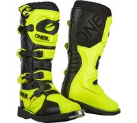 Oneal Rider Pro 2 Stivali da motocross, nero/giallo neon, Taglia 40