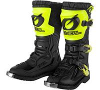 Oneal Rider Neon Yellow Giovani Motocross Stivali, nero-giallo, taglia 30