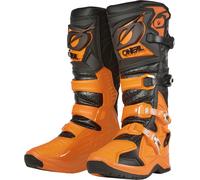 Oneal RMX Pro Stivali Motocross, nero-arancione, taglia 49 per maschi