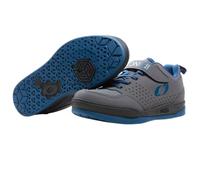 O'NEAL | Scarpe da Mountain Bike | MTB Downhill Freeride | Vegan | SPD Pedal Plate Compatible Sole, Durevole e Leggero PU, Vents | Flow SPD V.22 Shoe | Adulto | Grigio Blu | 47
