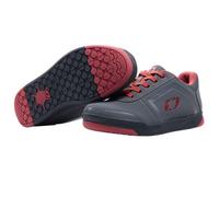 O'NEAL | Scarpe da Mountain Bike | MTB MX | Vegan | Equilibrio tra Grip e riposizionamento del Piede | Scarpa V.22 con Pedale Piatto a Spillo | Adulto | Grigio Rosso | 42