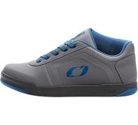 O'NEAL | Scarpe Mountain Bike | MTB | Vegan | Equilibrio tra Grip e riposizionamento del Piede, Protezione Interna delle articolazioni | Scarpa Pinned PRO Flat Pedal V.22 | Adulto | Grigio Blu | 36