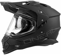 ONeal Sierra Flat S23, casco enduro S male Nero Opaco