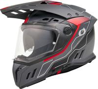 ONeal Sierra RS Echo, casco avventura M female Opaco Nero/Rosso