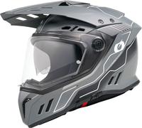 ONeal Sierra RS Echo, casco avventura XL female Opaco Grigio/Nero