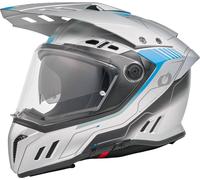 Oneal SIERRA RS ECHO Casco da enduro, grigio/blu, Taglia S (55/56)